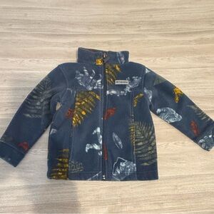 Columbia Toddler Fleece Jacket 18–24 Months Full Zip Outdoor Print